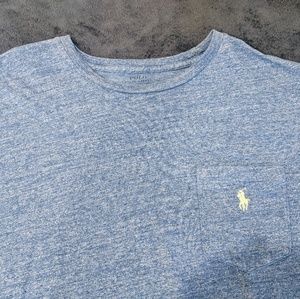 Polo by Ralph Lauren Shirts - Light Blue Polo Pocket T Polo by Ralph Lauren Shirts - Light Blue Polo Pocket T